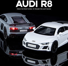 1:32 Audi 2023 R8 V10 Plus Die Cast Model Car