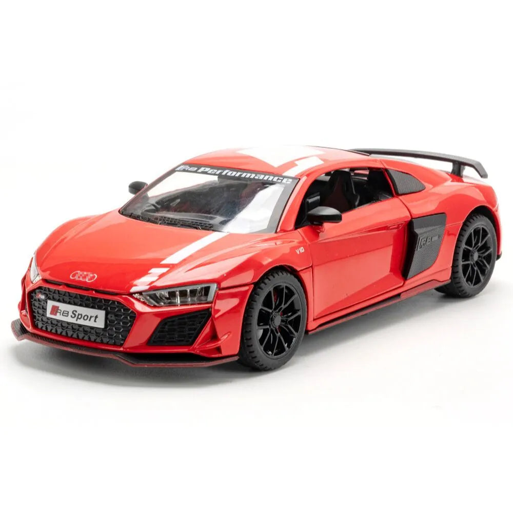 1:24 Audi 2023 R8 V10 Plus Die Cast Model Car