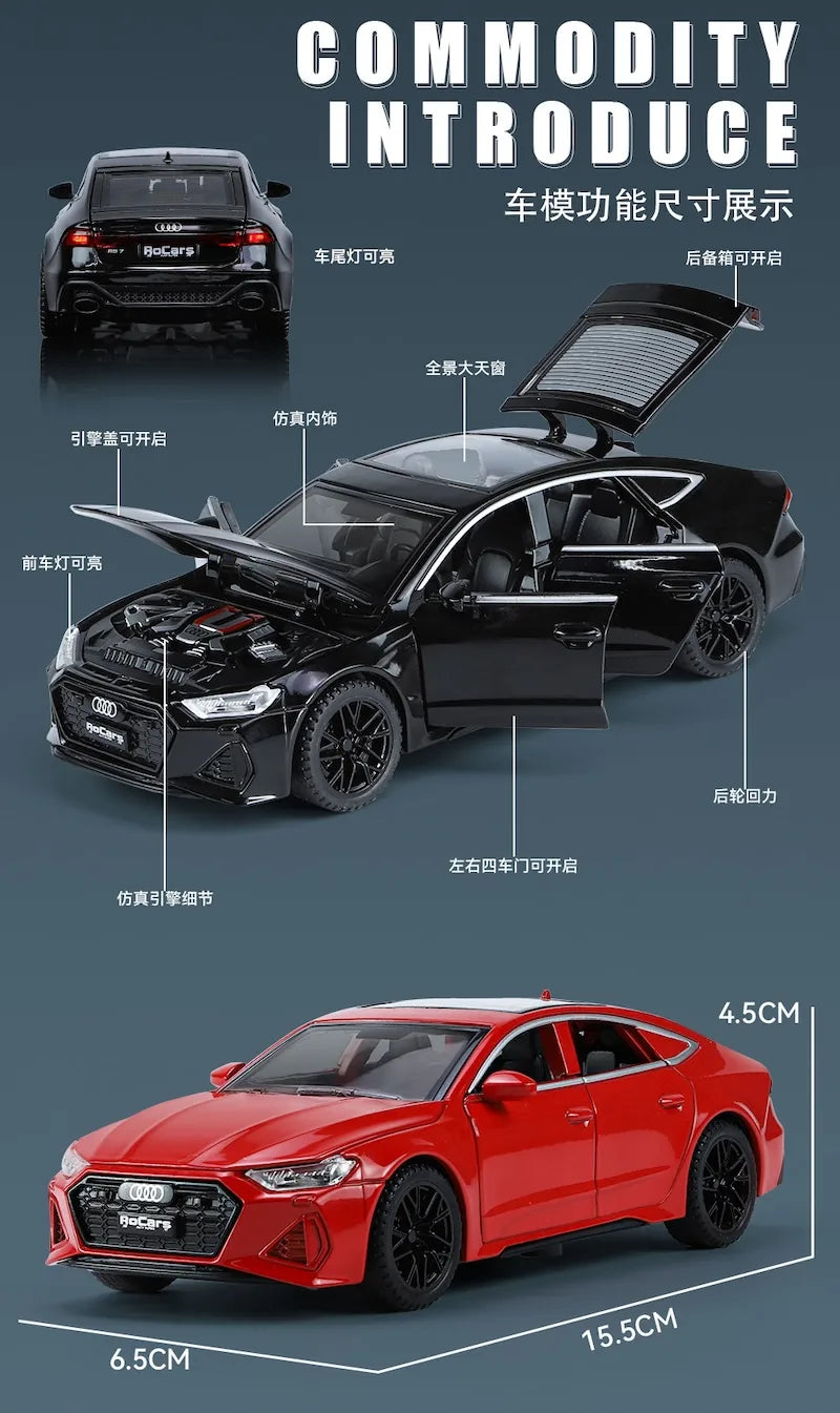 1:32 Audi 2024 RS7 Die Cast Model Car