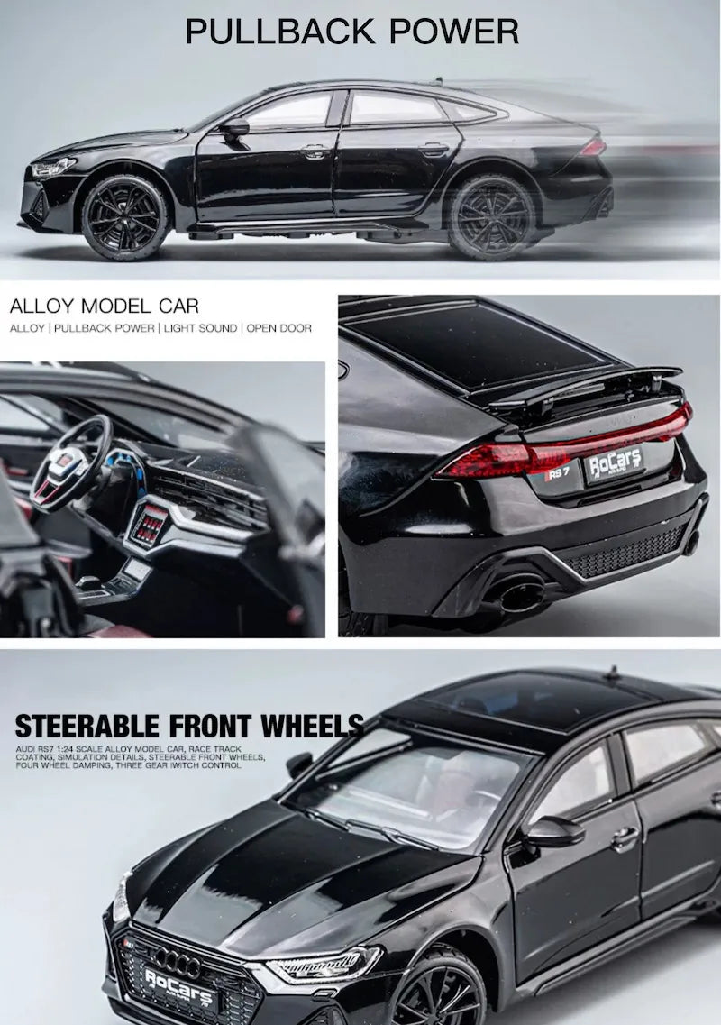 1:24 Audi 2024 RS7 Die Cast Model Car