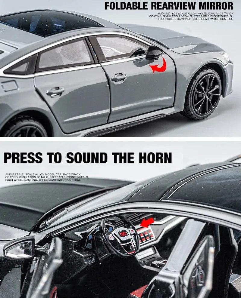 1:24 Audi 2024 RS7 Die Cast Model Car