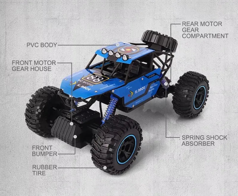 1:14 Scale 4WD Climbing RC Car | High-Performance Off-Road RC Car