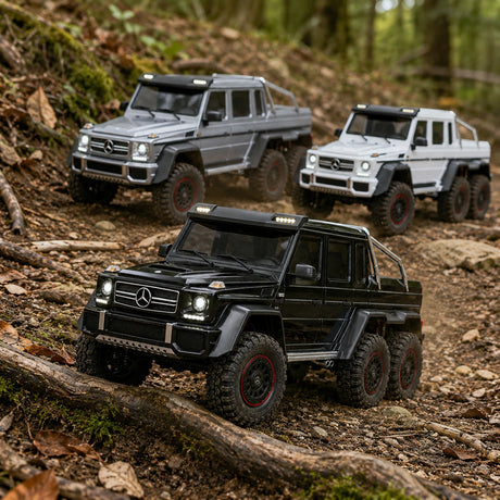 Traxxas 88296-4 TRX-6 1:10 Mercedes-Benz G 63 AMG 6x6 RC زاحف بفرشاة 6WD RTR RC سيارة RC السيارة