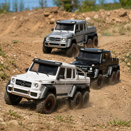 Traxxas 88296-4 TRX-6 1:10 Mercedes-Benz G 63 AMG 6x6 RC زاحف بفرشاة 6WD RTR RC سيارة RC السيارة