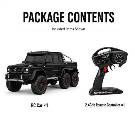 Traxxas 88296-4 TRX-6 1:10 Mercedes-Benz G 63 AMG 6x6 RC زاحف بفرشاة 6WD RTR RC سيارة RC السيارة