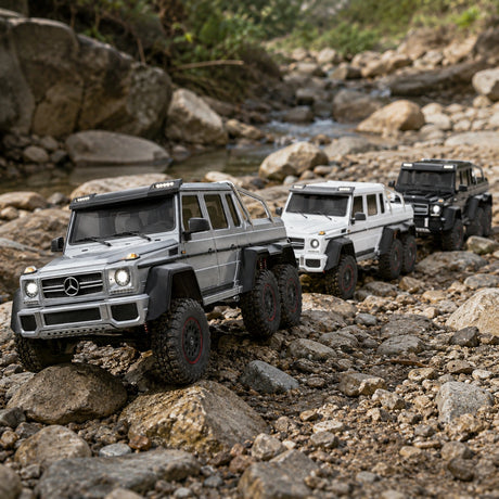Traxxas 88296-4 TRX-6 1:10 Mercedes-Benz G 63 AMG 6x6 RC زاحف بفرشاة 6WD RTR RC سيارة RC السيارة