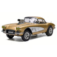 [ACME] 1:18 Chevrolet 1961 Corvette Gasser ゴールド モデルカー Die-Cast