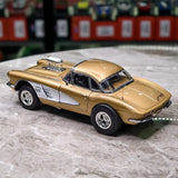 [ACME] 1:18 Chevrolet 1961 Corvette Gasser ゴールド モデルカー Die-Cast