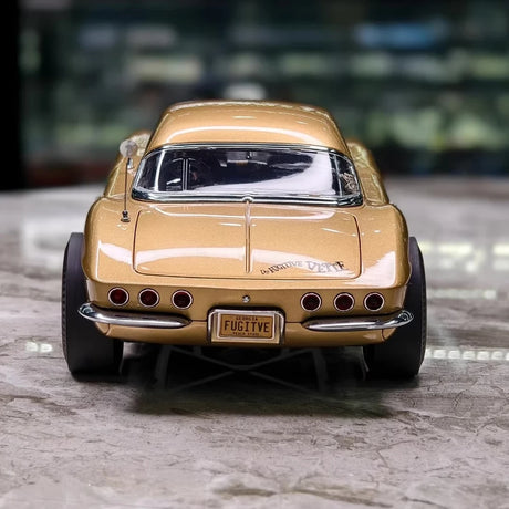 [ACME] 1:18 Chevrolet 1961 Corvette Gasser Gold Model Car Die-Cast