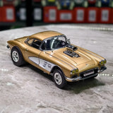 [ACME] 1:18 Chevrolet 1961 Corvette Gasser ゴールド モデルカー Die-Cast