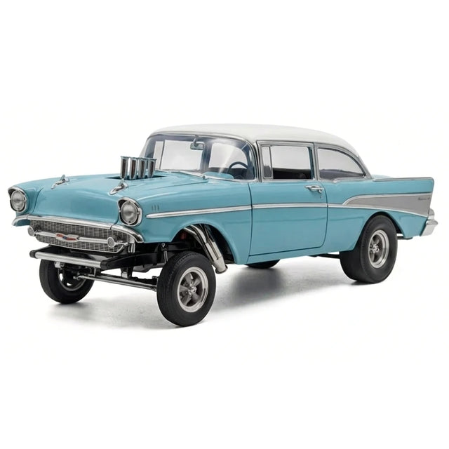 [ACME] 1:18 Chevrolet 1957 Bel Air Gasser Blue Model Car Die-Cast