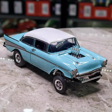[ACME] 1:18 Chevrolet 1957 Bel Air Gasser Blue Model Car Die-Cast