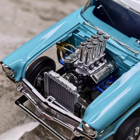 [ACME] 1:18 Chevrolet 1957 Bel Air Gasser Blue Model Car Die-Cast