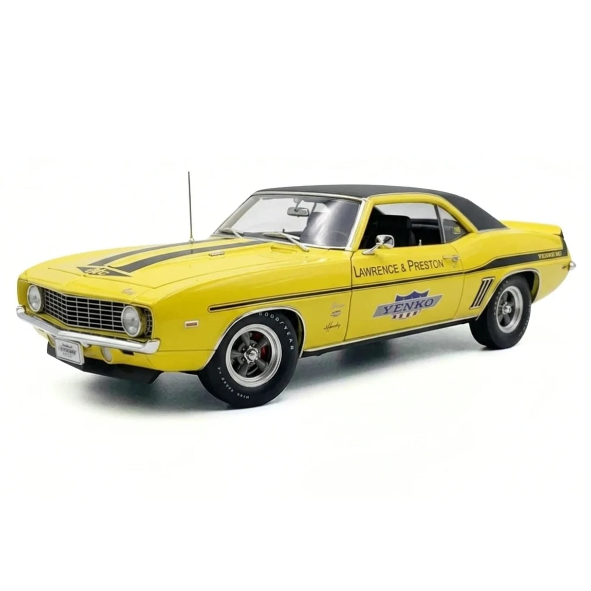 [ACME] 1:18 Chevrolet 1969 Yenko Camaro SC/SS/E geel modelauto Die-Cast