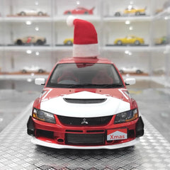 [AGU] 1:18 Mitsubishi 2005 Lancer Evo IX Christmas Edition Model Car Resin