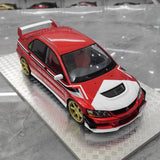 [AGU] 1:18 Mitsubishi 2005 Lancer Evo IX Christmas Edition Model Car Resin
