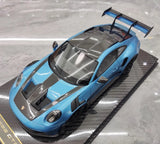 [AI Model] 1:18 Porsche 2023 911 992 GT3 RS blå modellbil harts
