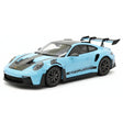 [AI Model] 1:18 Porsche 2023 911 992 GT3 RS Cyan モデルカー レジン