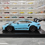 [AI Model] 1:18 Porsche 2023 911 992 GT3 RS Cyan モデルカー レジン