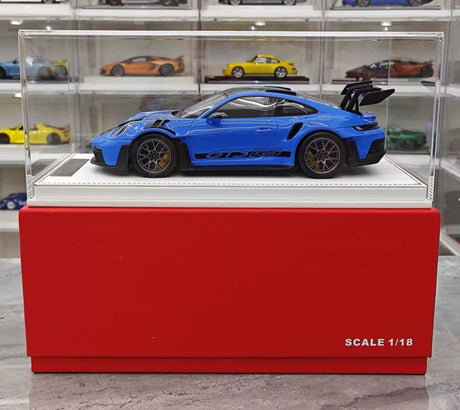 [AI Model] 1:18 Porsche 2023 911 992 GT3 RS Deep bleu voiture miniature Resin
