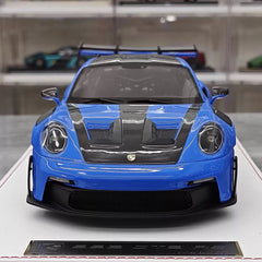 [AI Model] 1:18 Porsche 2023 911 992 GT3 RS Deep blå modellbil harts