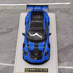 [AI Model] 1:18 Porsche 2023 911 992 GT3 RS Deep blå modellbil harts