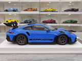 [AI Model] 1:18 Porsche 2023 911 992 GT3 RS Deep Blue Model Car Resin
