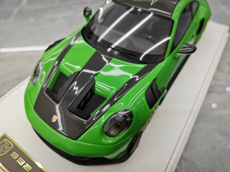 [AI Model] 1:18 Porsche 2023 911 992 GT3 RS vert voiture miniature Resin