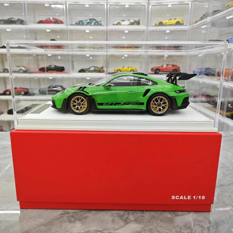 [AI Model] 1:18 Porsche 2023 911 992 GT3 RS vert voiture miniature Resin