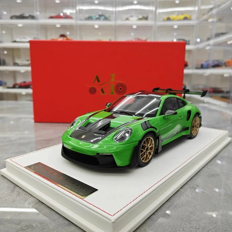 [AI Model] 1:18 Porsche 2023 911 992 GT3 RS vert voiture miniature Resin