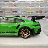 [AI Model] 1:18 Porsche 2023 911 992 GT3 RS Green Model Car Resin