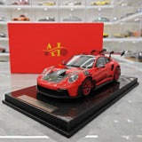 [AI Model] 1:18 Porsche 2023 911 992 GT3 RS rouge voiture miniature Resin