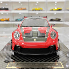 [AI Model] 1:18 Porsche 2023 911 992 GT3 RS Red Model Car Resin