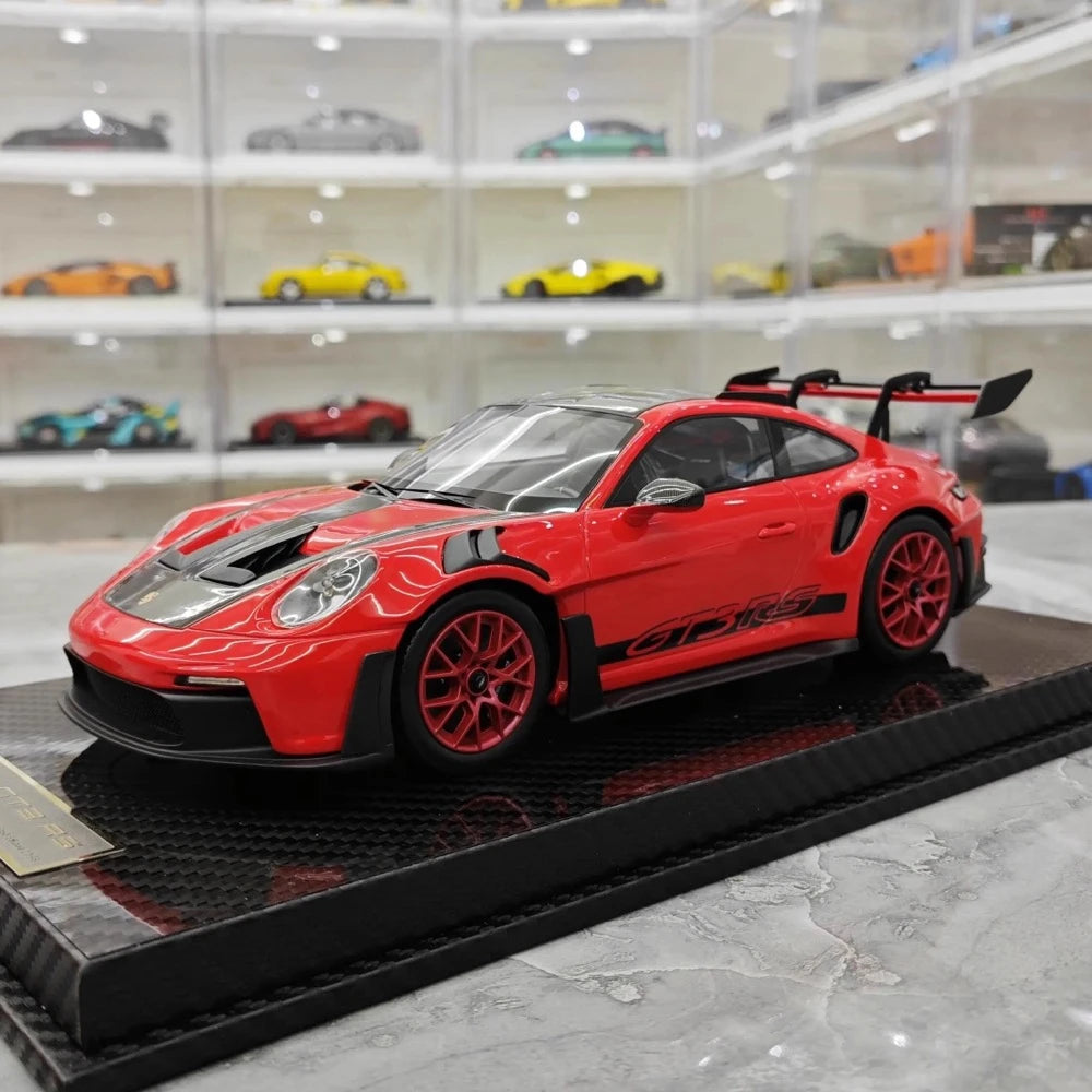 [AI Model] 1:18 Porsche 2023 911 992 GT3 RS Red Model Car Resin