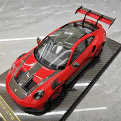 [AI Model] 1:18 Porsche 2023 911 992 GT3 RS Red Model Car Resin