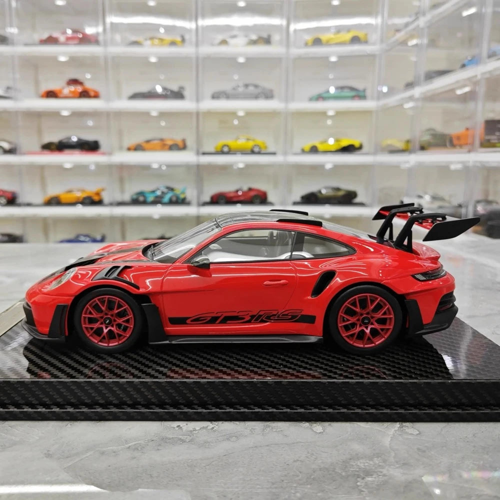 [AI Model] 1:18 Porsche 2023 911 992 GT3 RS Red Model Car Resin