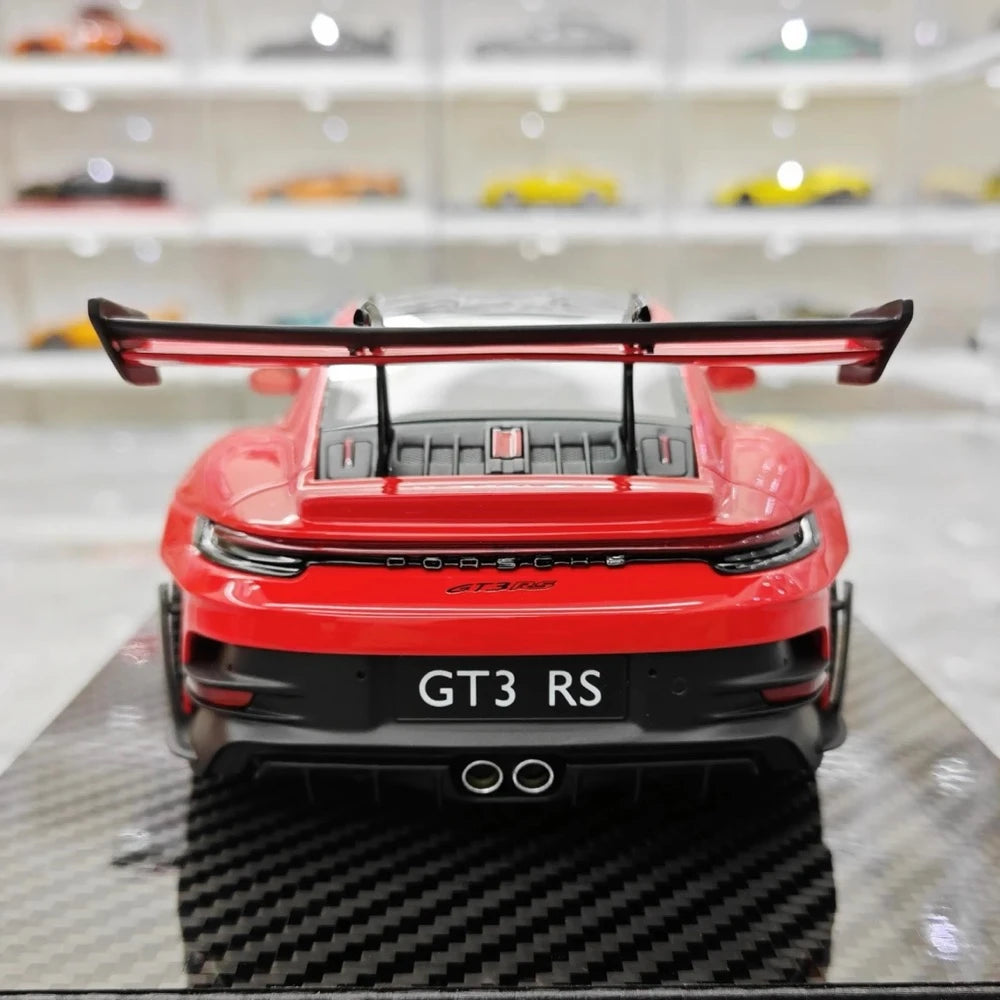 [AI Model] 1:18 Porsche 2023 911 992 GT3 RS Red Model Car Resin