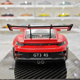 [AI Model] 1:18 Porsche 2023 911 992 GT3 RS rouge voiture miniature Resin