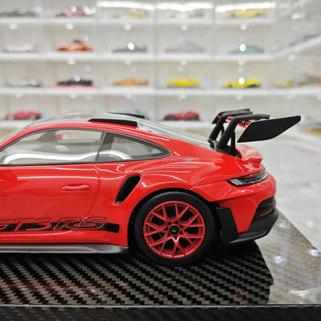 [AI Model] 1:18 Porsche 2023 911 992 GT3 RS rouge voiture miniature Resin