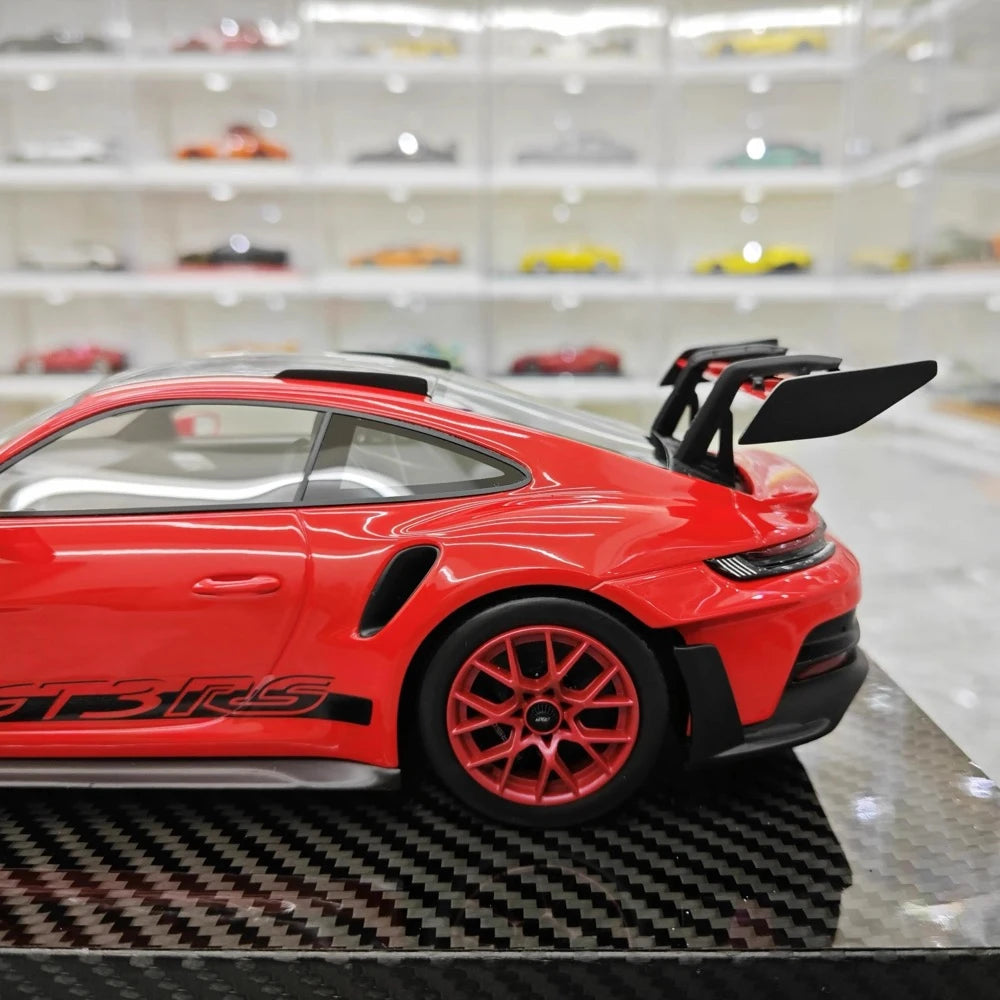[AI Model] 1:18 Porsche 2023 911 992 GT3 RS Red Model Car Resin