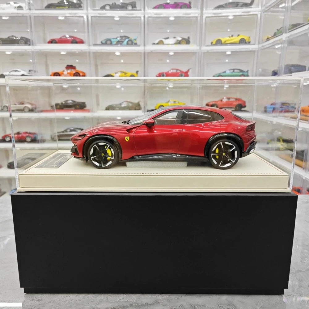 [AT] 1:18 Ferrari 2022 Purosangue Magenta Model Car Resin
