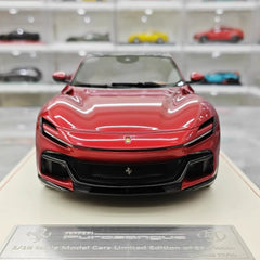 [AT] 1:18 Ferrari 2022 Purosangue Magenta Model Car Resin