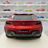 [AT] 1:18 Ferrari 2022 Purosangue Magenta Model Car Resin