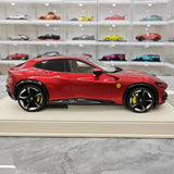 [AT] 1:18 Ferrari 2022 Purosangue Magenta Model Car Resin