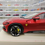 [AT] 1:18 Ferrari 2022 Purosangue Magenta Model Car Resin