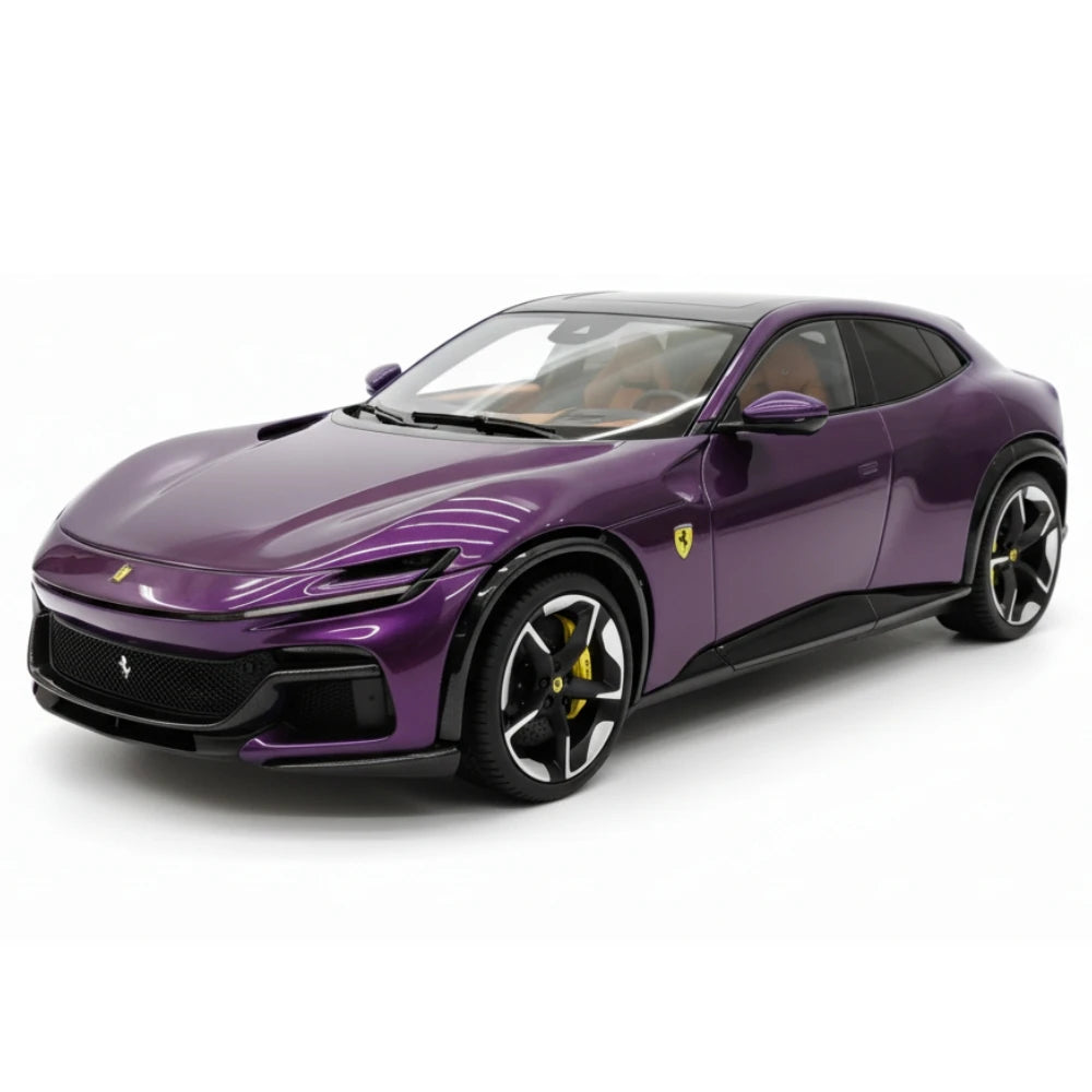[AT] 1:18 Ferrari 2022 Purosangue Purple Model Car Resin