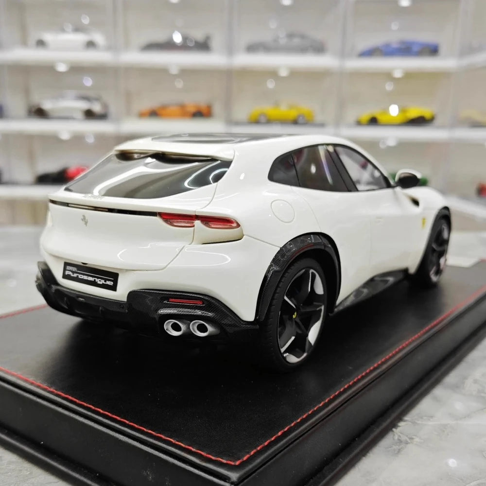 [AT] 1:18 Ferrari 2022 Purosangue White Model Car Resin