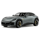 AT Ferrari 2023 Purosangue Grigio Titanio 1:18 – Resina modelo de resina coleccionable