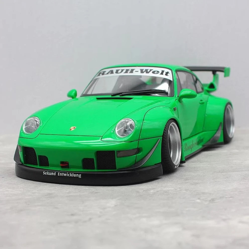 [AutoArt] 1:18 Porsche 1993 911 993 RWB Green Model Car Die-Cast
