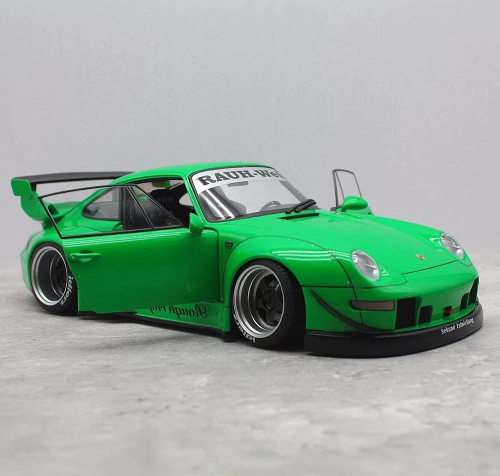 [AutoArt] 1:18 Porsche 1993 911 993 RWB Green Model Car Die-Cast